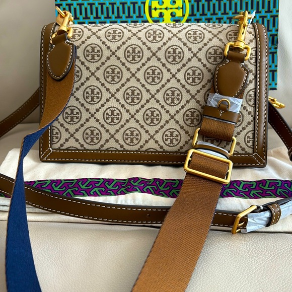 TORY BURCH T Monogram Jacquard Medium Shoulder bag - Picture 11 of 16